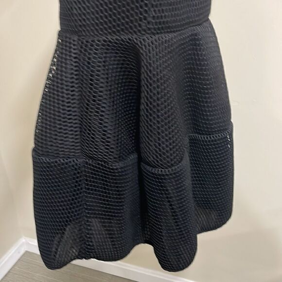 NWOT Xtaren Black Mesh Dress. Size M Medium 8/10 - Picture 6 of 11